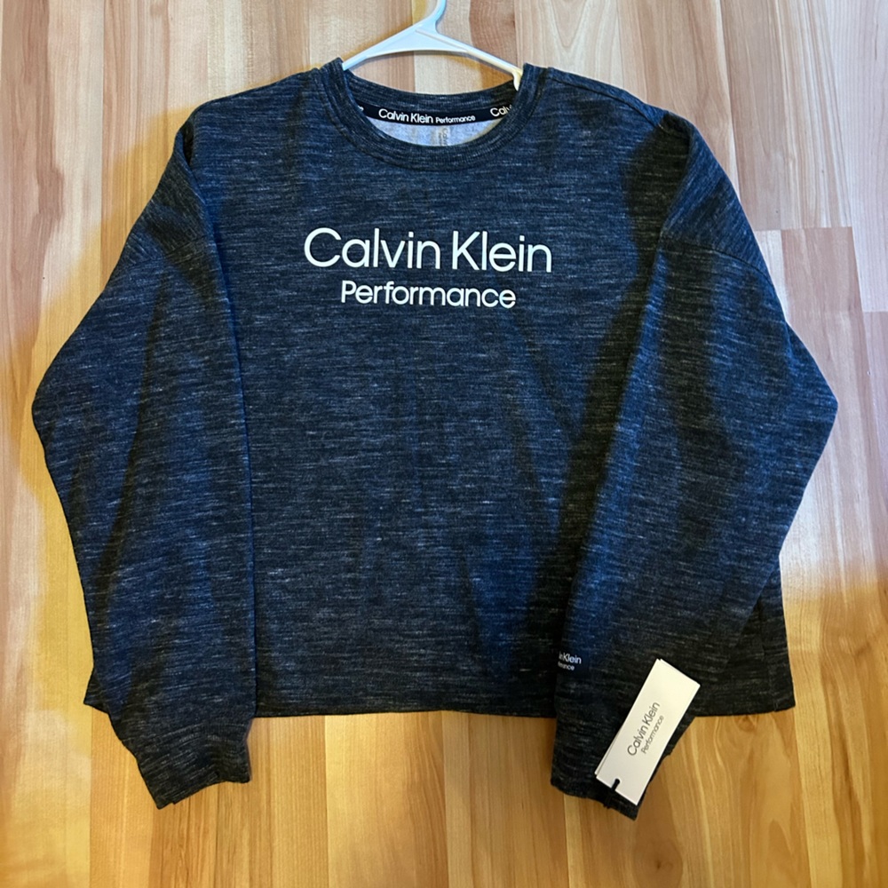 Cropped Calvin Klein Performance Crewneck